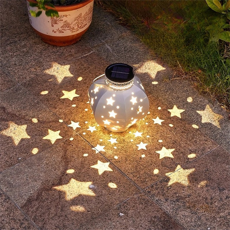 Outdoor Lighting Landscape - Garden Star Projector Lamp Hanging Solar