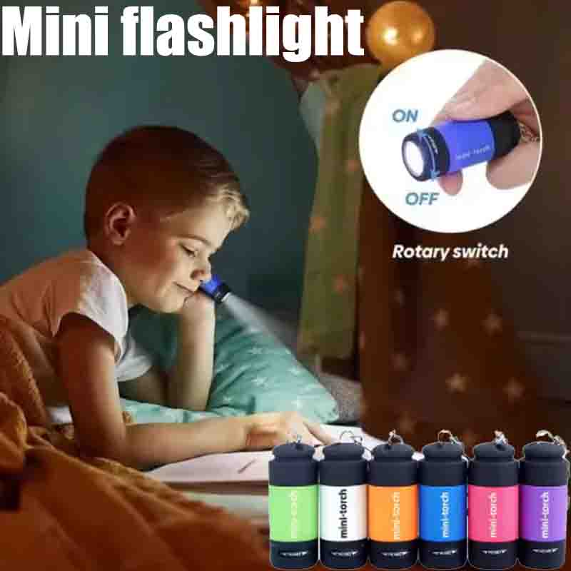 Outdoor Lighting Construction - USB Rechargeable Camping Mini Flashlight Strong