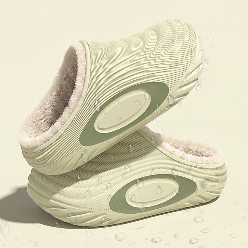 Outdoor Lighting Construction - 2026 Winter Eva Waterproof Plush Slippers
