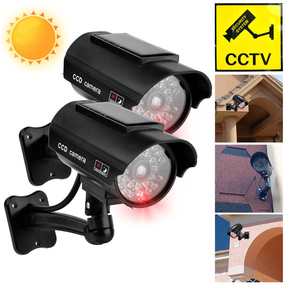 Photocell Outdoor Lighting - Outdoor Solar Simulation Camera Waterproof Dummy