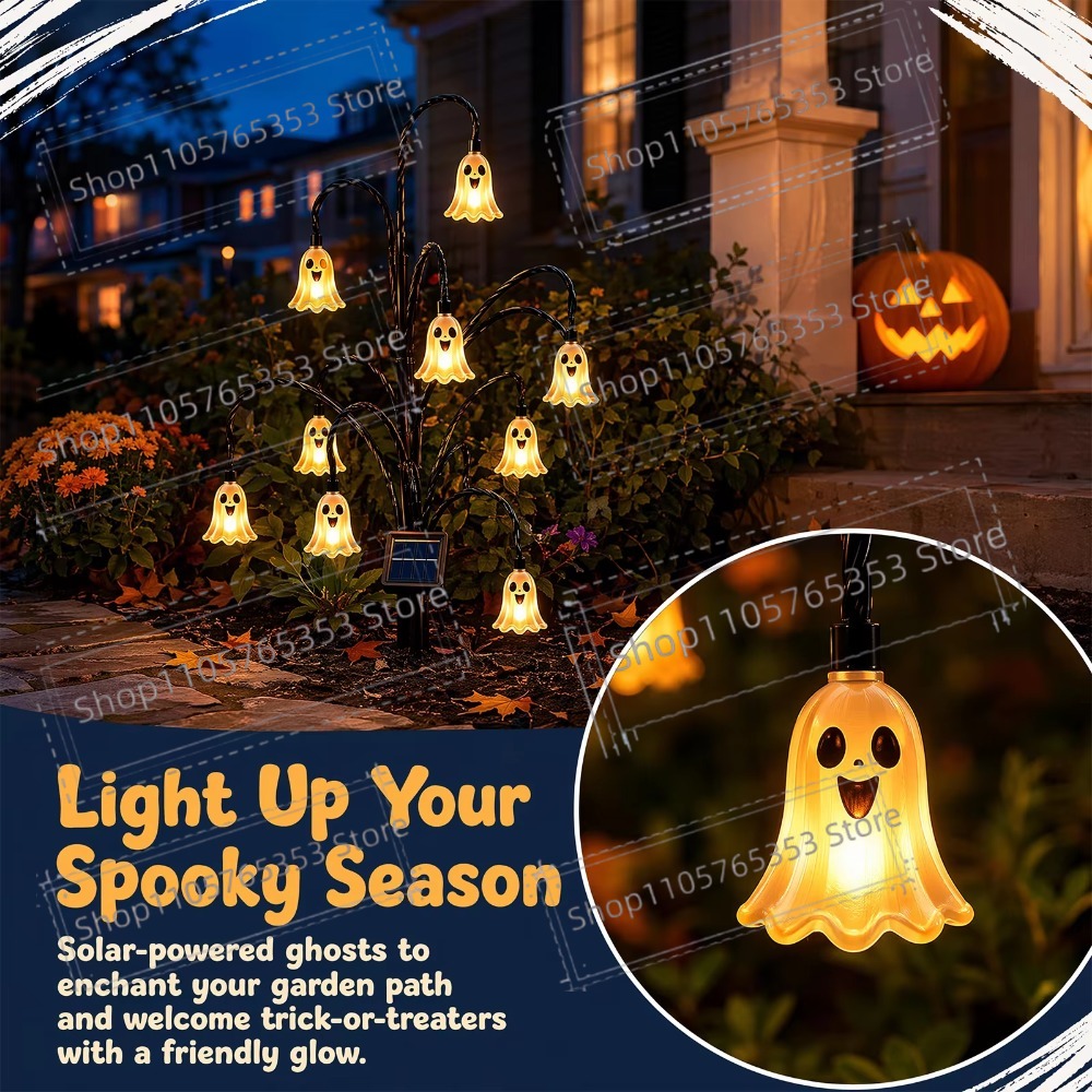 Outdoor Lighting Vintage - Halloween Solar Lantern Outdoor Garden Stake