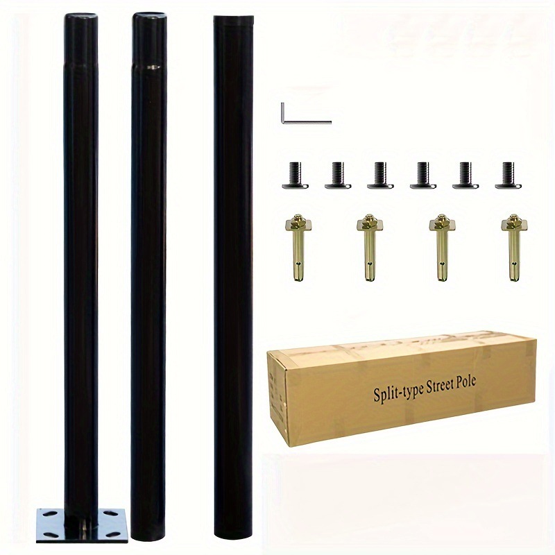 Outdoor Lighting Quality - 3m Solar Outdoor Split Lamp Pole