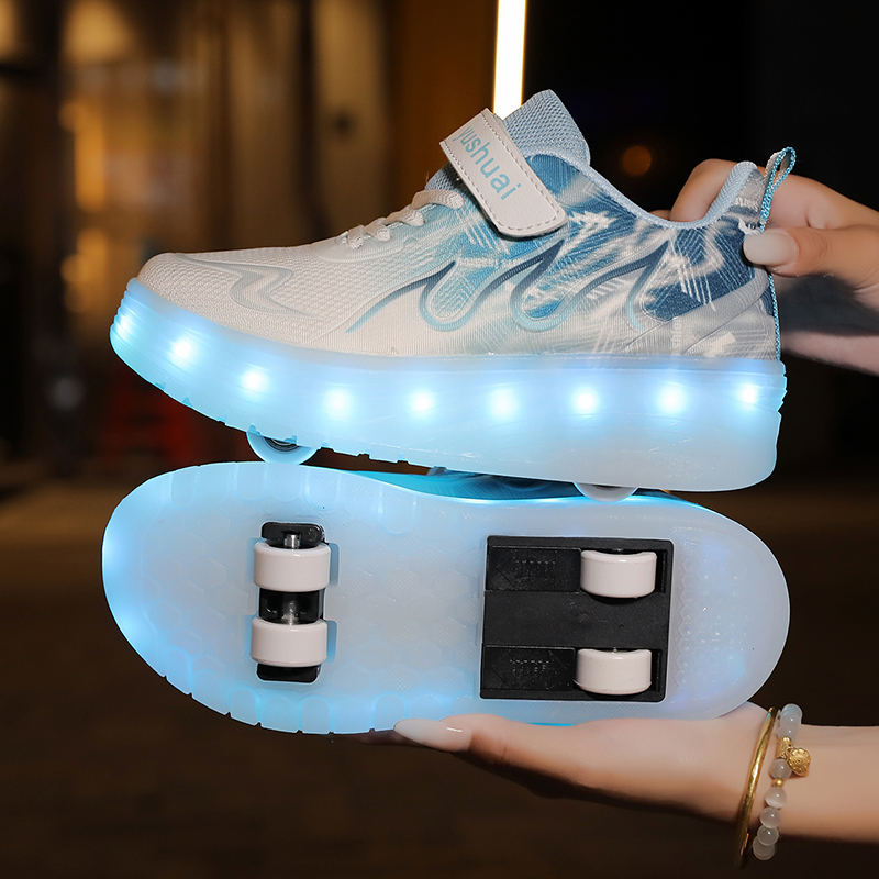Youth Roller Shoes LED Lights  - Outdoor Lighting Quality ulasan dan harga