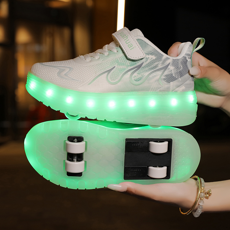 Youth Roller Shoes LED Lights  - Outdoor Lighting Quality ulasan dan harga