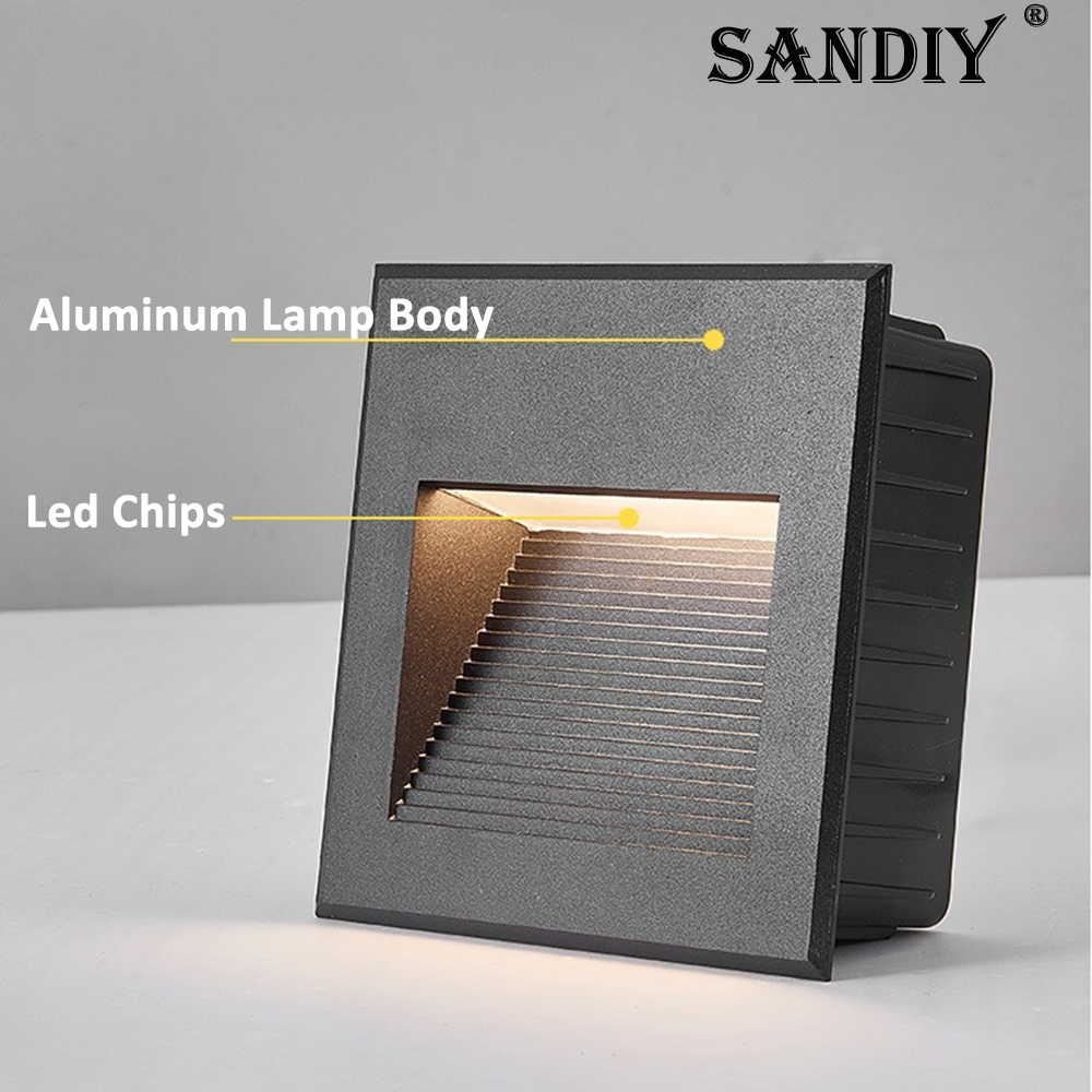 SANDIY Recessed Outdoor Wall S - Outdoor Lighting Lux ulasan dan harga