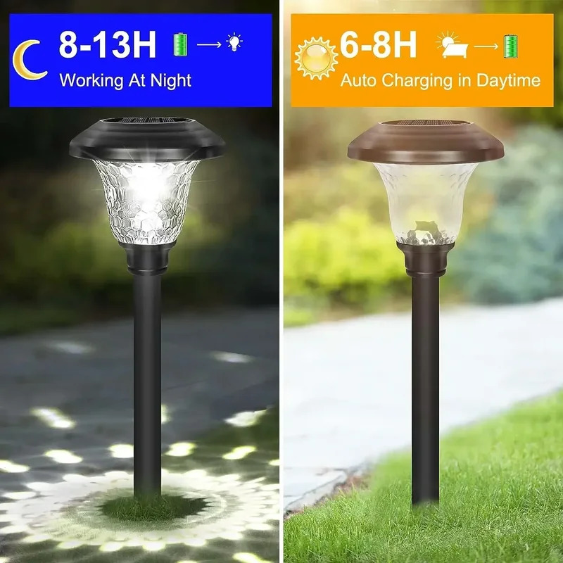 Solar Pathway Lights Outdoor W - Outdoor Lighting For Fence ulasan dan harga