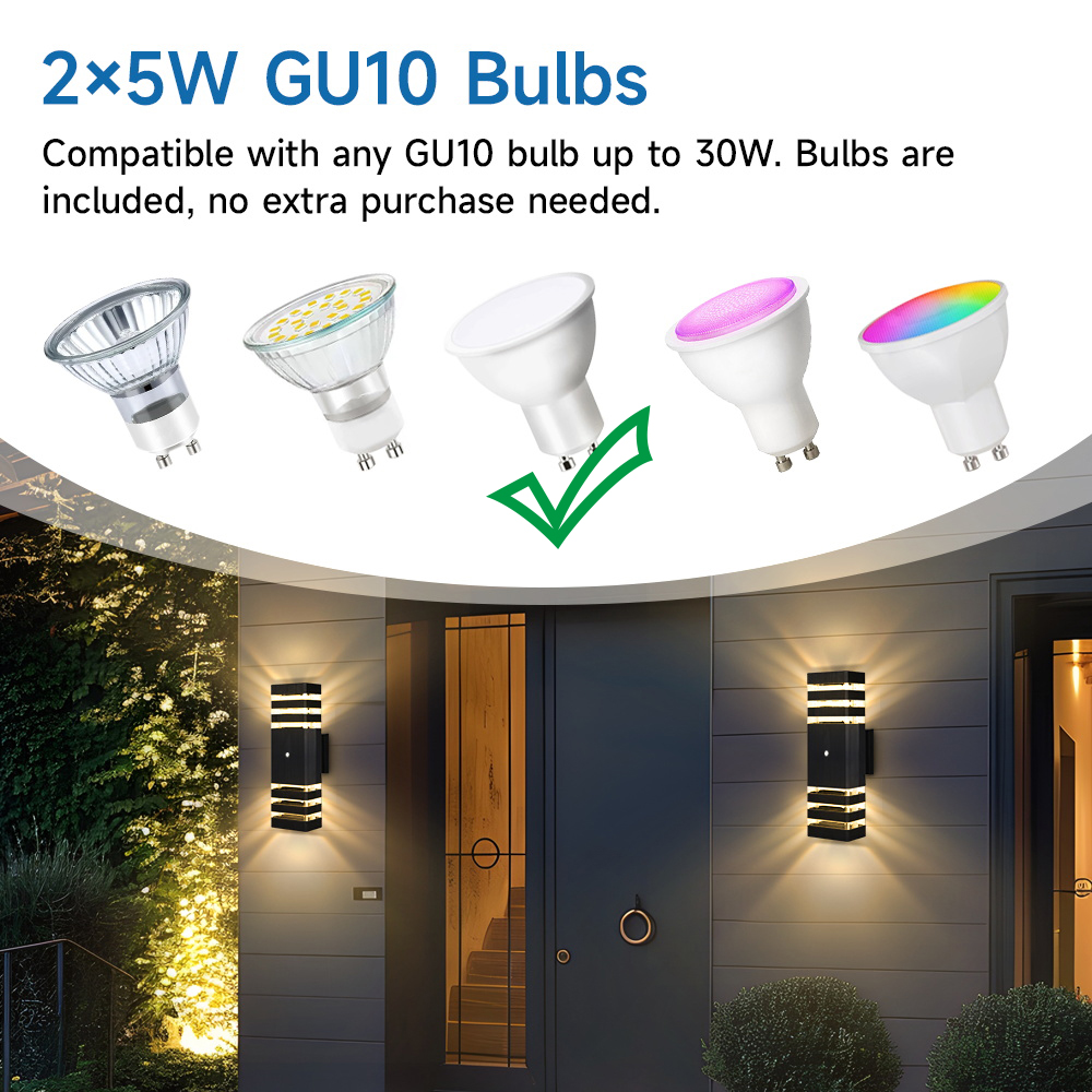 Sensor Light Outdoor Wall Lamp - Outdoor Lighting Lux ulasan dan harga