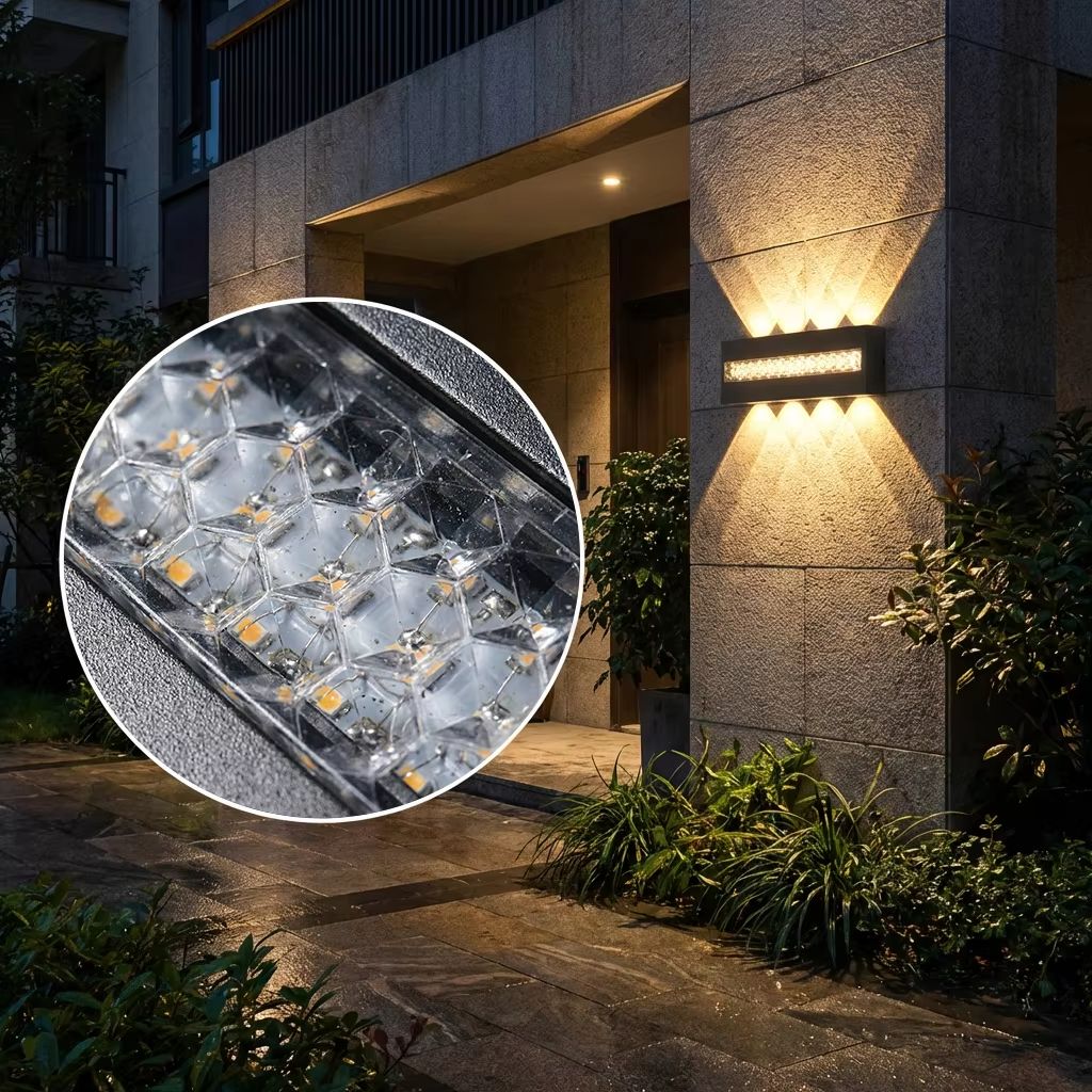 Modern minimalist wall sconce  - Outdoor Lighting Hardwired ulasan dan harga