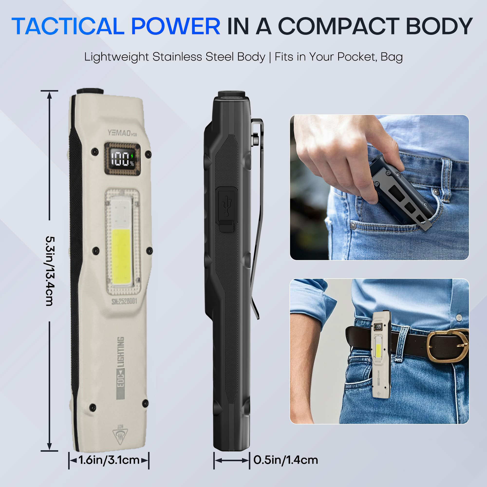 Portable 880LM YEMAO M28 Ultra - Outdoor Lighting Landscape ulasan dan harga