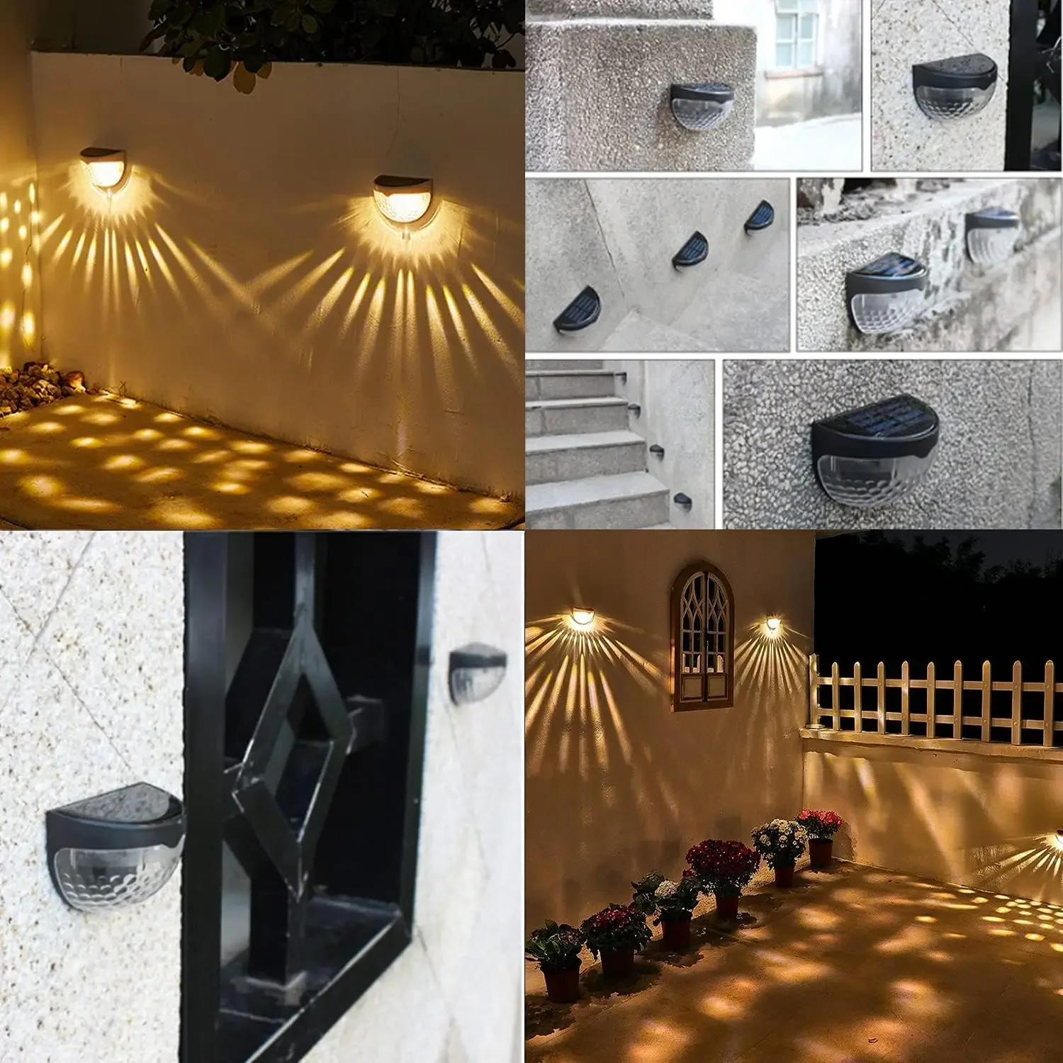 LED Solar Light Outdoor Wall L - Outdoor Lighting For Fence ulasan dan harga
