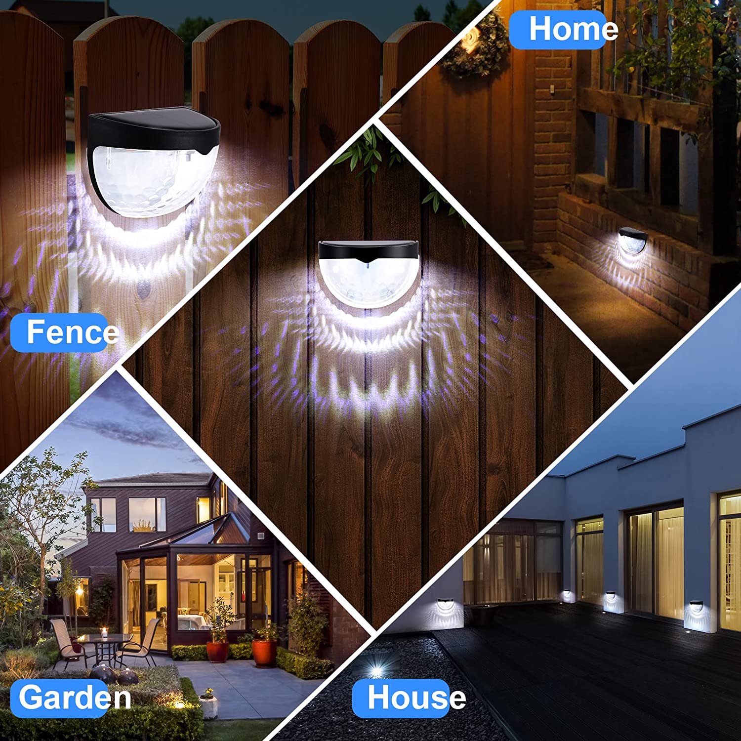 LED Solar Light Outdoor Wall L - Outdoor Lighting For Fence ulasan dan harga
