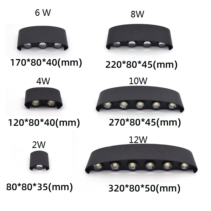 2W 4W 6W 8W 10W 12W LED Wall L - Outdoor Lighting Lux ulasan dan harga