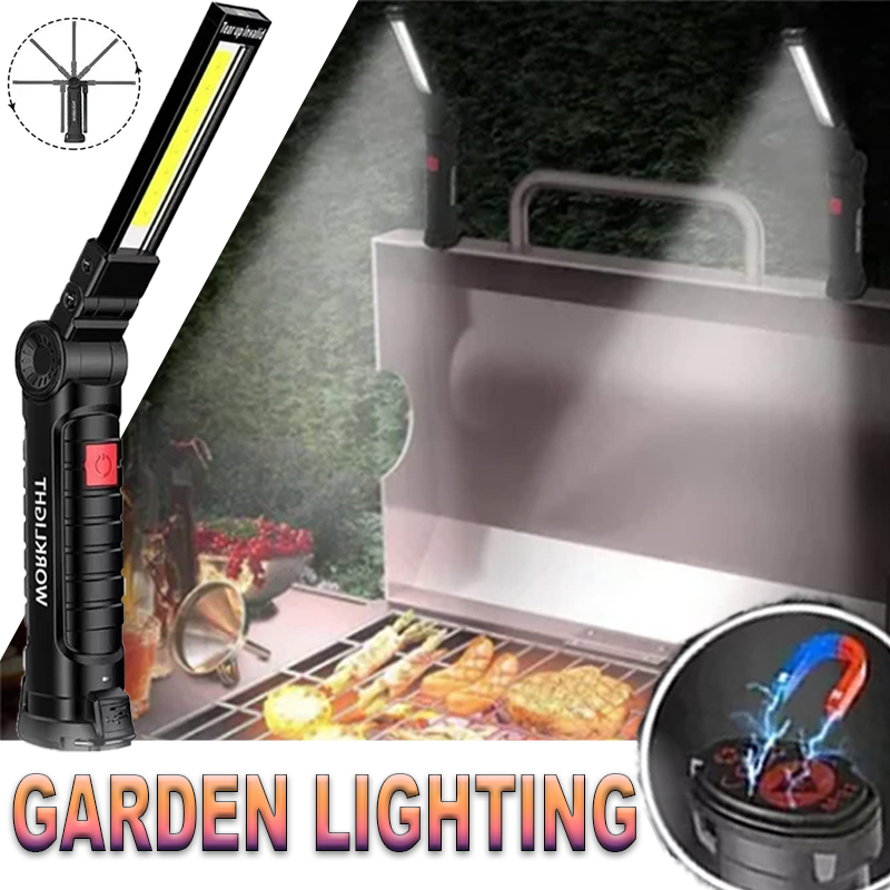 Portable LED Flashlight with M - Outdoor Lighting Landscape ulasan dan harga