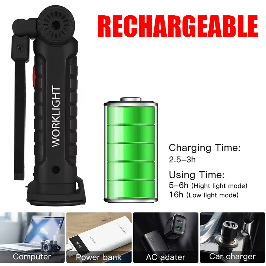 Portable LED Flashlight with M - Outdoor Lighting Landscape ulasan dan harga