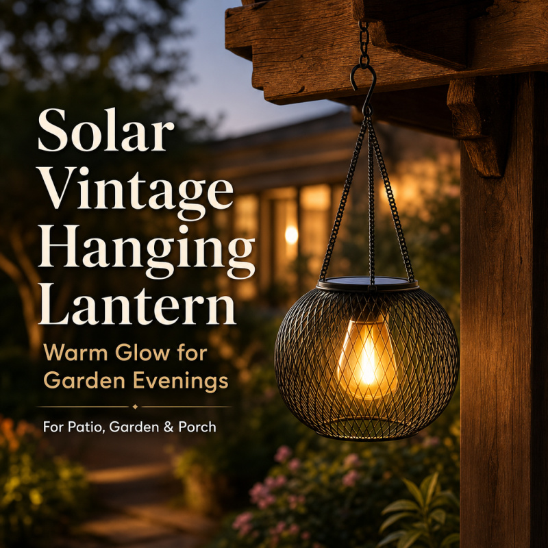 Solar Powered LED Hanging Floo - Outdoor Lighting Construction ulasan dan harga