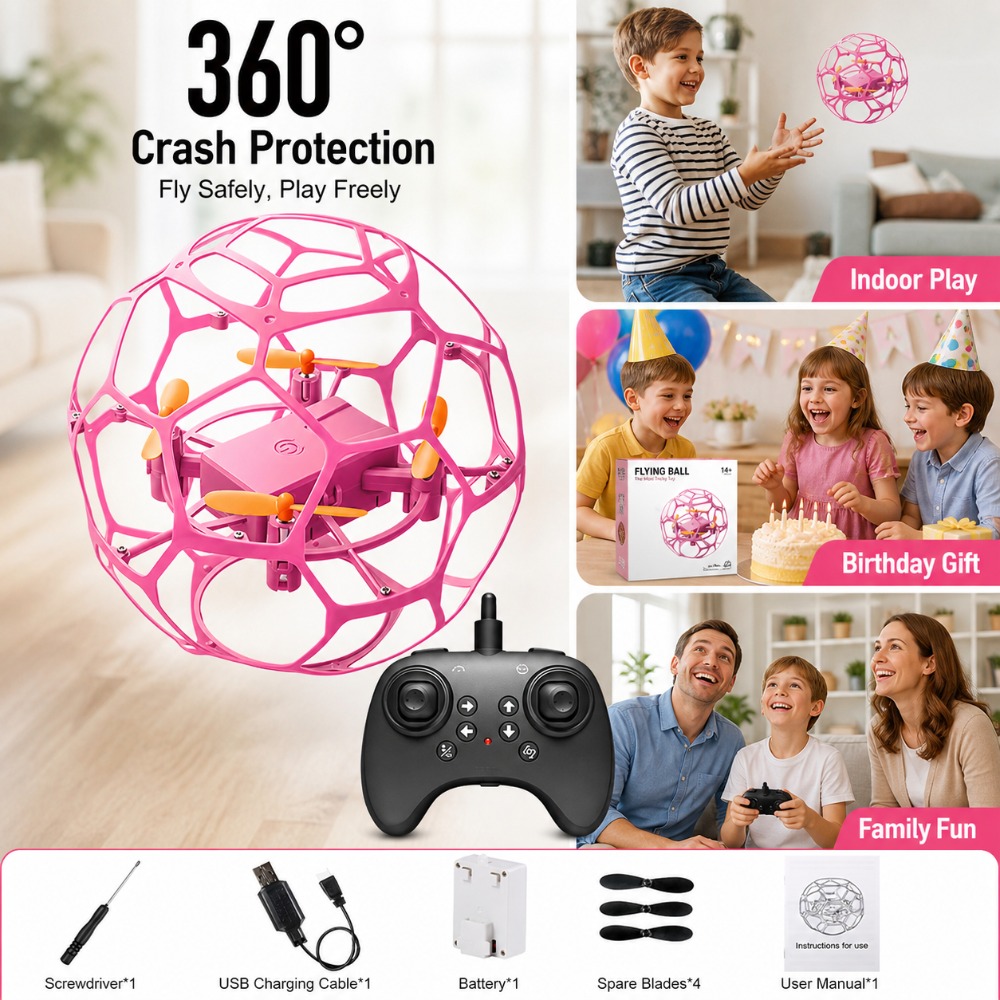 Football Shape RC Drone Quadco - Outdoor Lighting Box ulasan dan harga