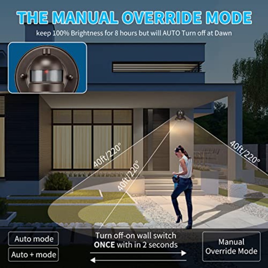 2 Pack Motion Sensor Outdoor L - Outdoor Lighting With Sensor ulasan dan harga