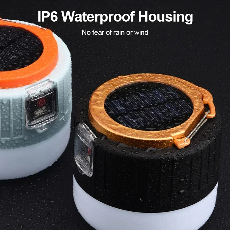 LED Solar Camping Light Power  - Photocell Outdoor Lighting ulasan dan harga