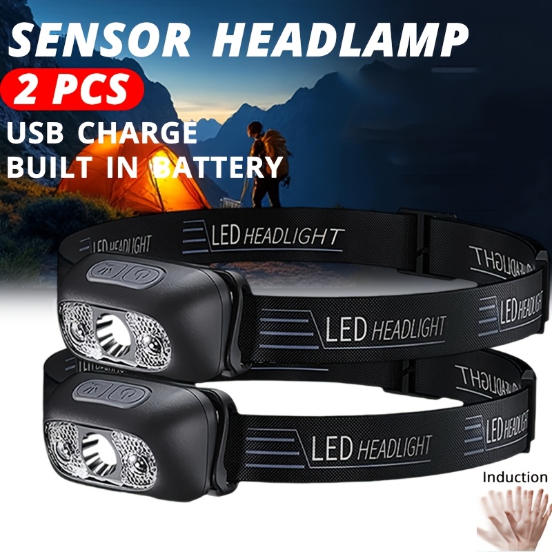 Strong Light Headlamp Portable - Outdoor Lighting With Sensor ulasan dan harga