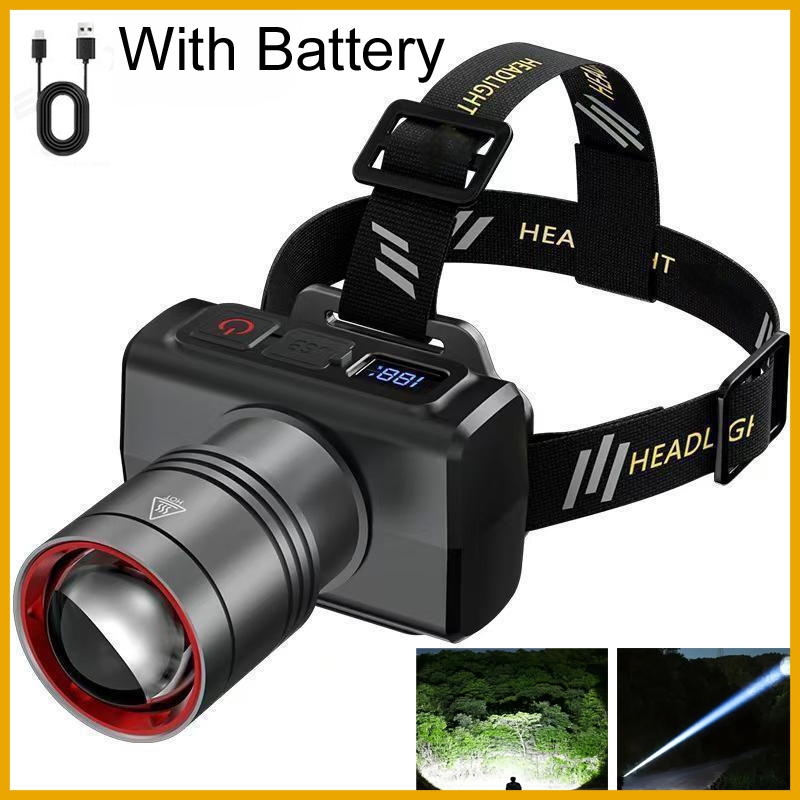 2026 LED digital Rechargeable  - Outdoor Lighting With Sensor ulasan dan harga