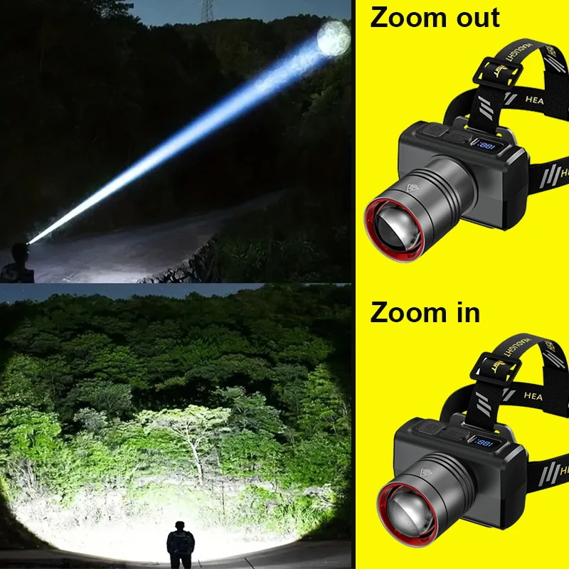 2026 LED digital Rechargeable  - Outdoor Lighting With Sensor ulasan dan harga