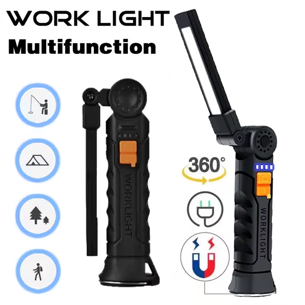 Portable COB LED Flashlight US - Outdoor Lighting Landscape ulasan dan harga