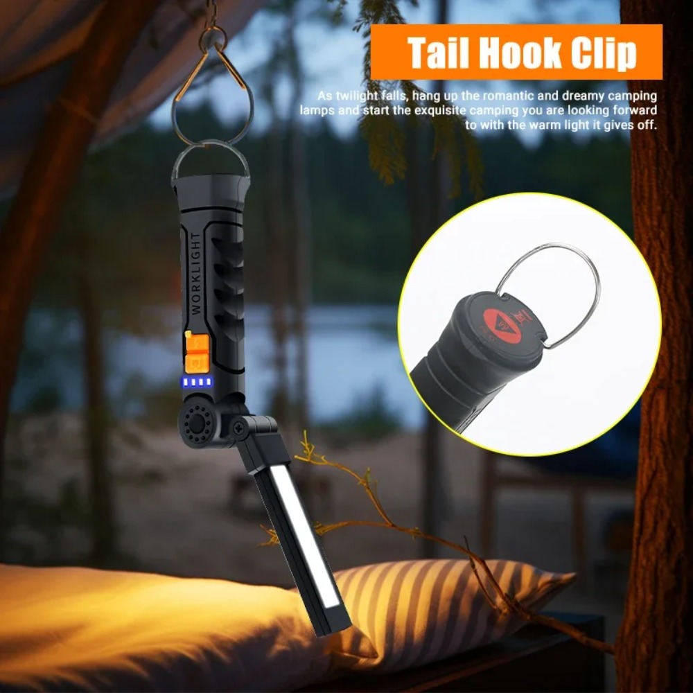 Portable COB LED Flashlight US - Outdoor Lighting Landscape ulasan dan harga
