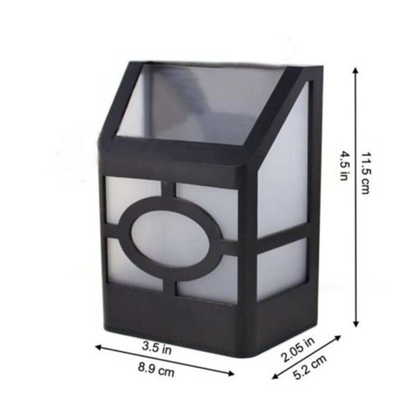 Solar Powered Wall Mount LED L - Outdoor Lighting For Fence ulasan dan harga