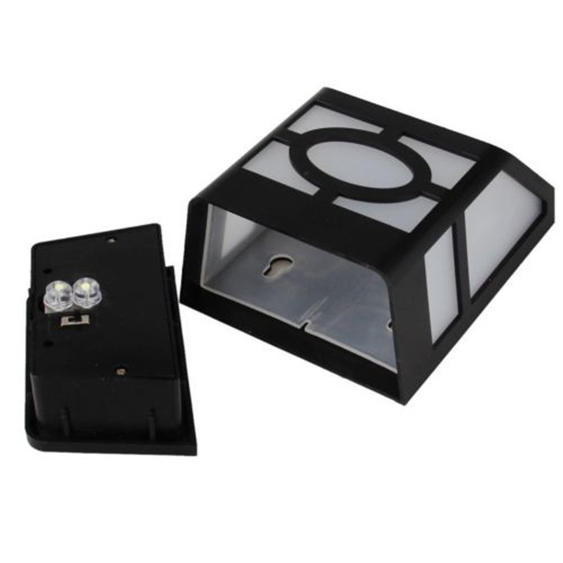 Solar Powered Wall Mount LED L - Outdoor Lighting For Fence ulasan dan harga