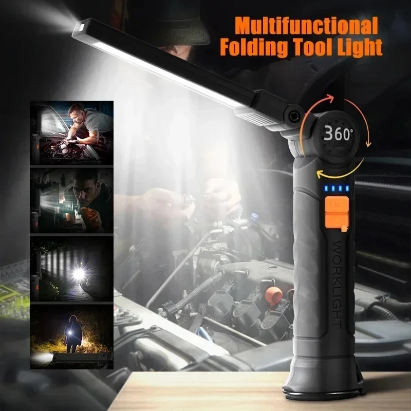Portable COB LED Flashlight US - Outdoor Lighting Landscape ulasan dan harga