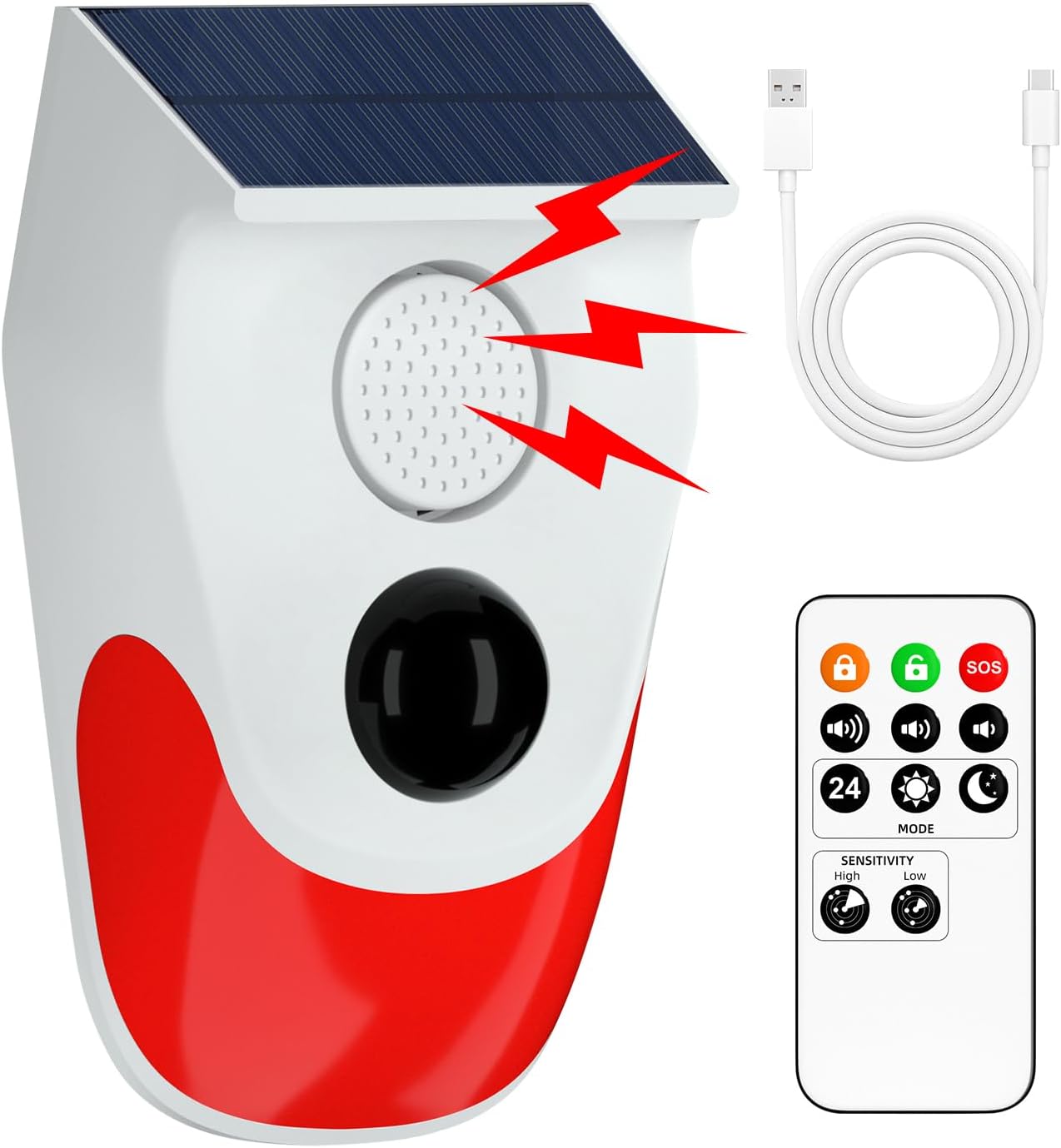 Solar Motion Sensor Outdoor Al - Photocell Outdoor Lighting ulasan dan harga