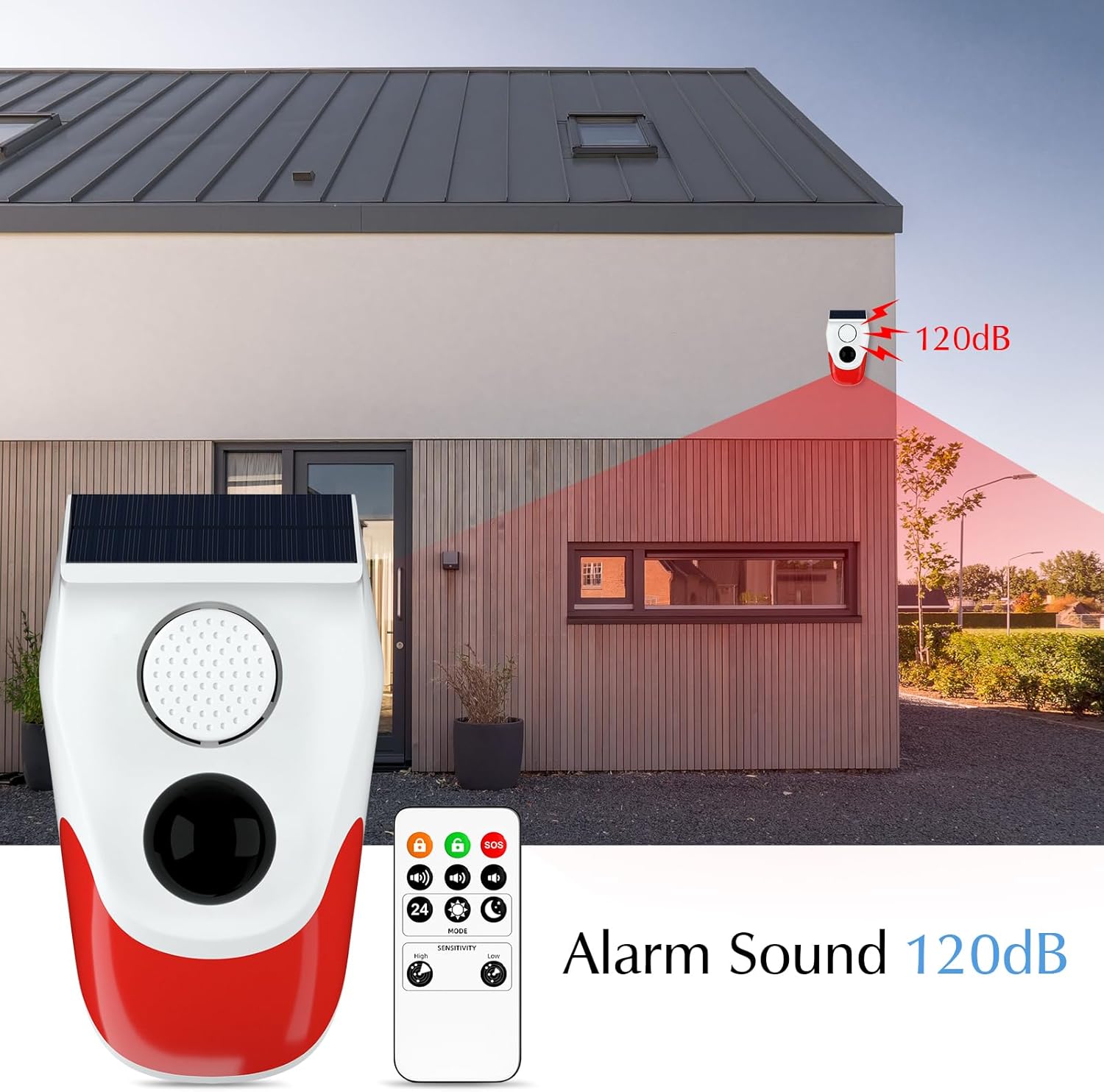 Solar Motion Sensor Outdoor Al - Photocell Outdoor Lighting ulasan dan harga