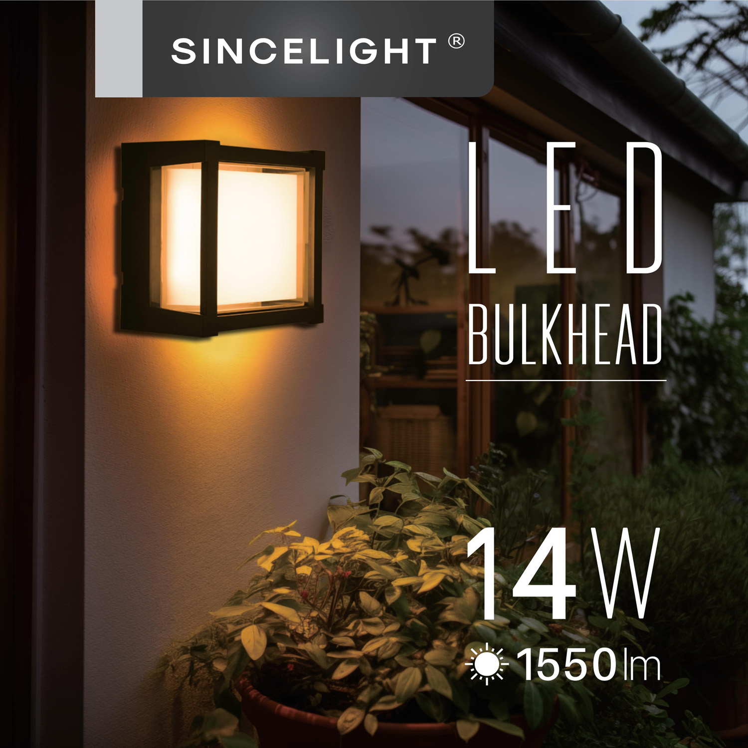 14W LED Wall Light Fixture, IP - Outdoor Lighting Hardwired ulasan dan harga