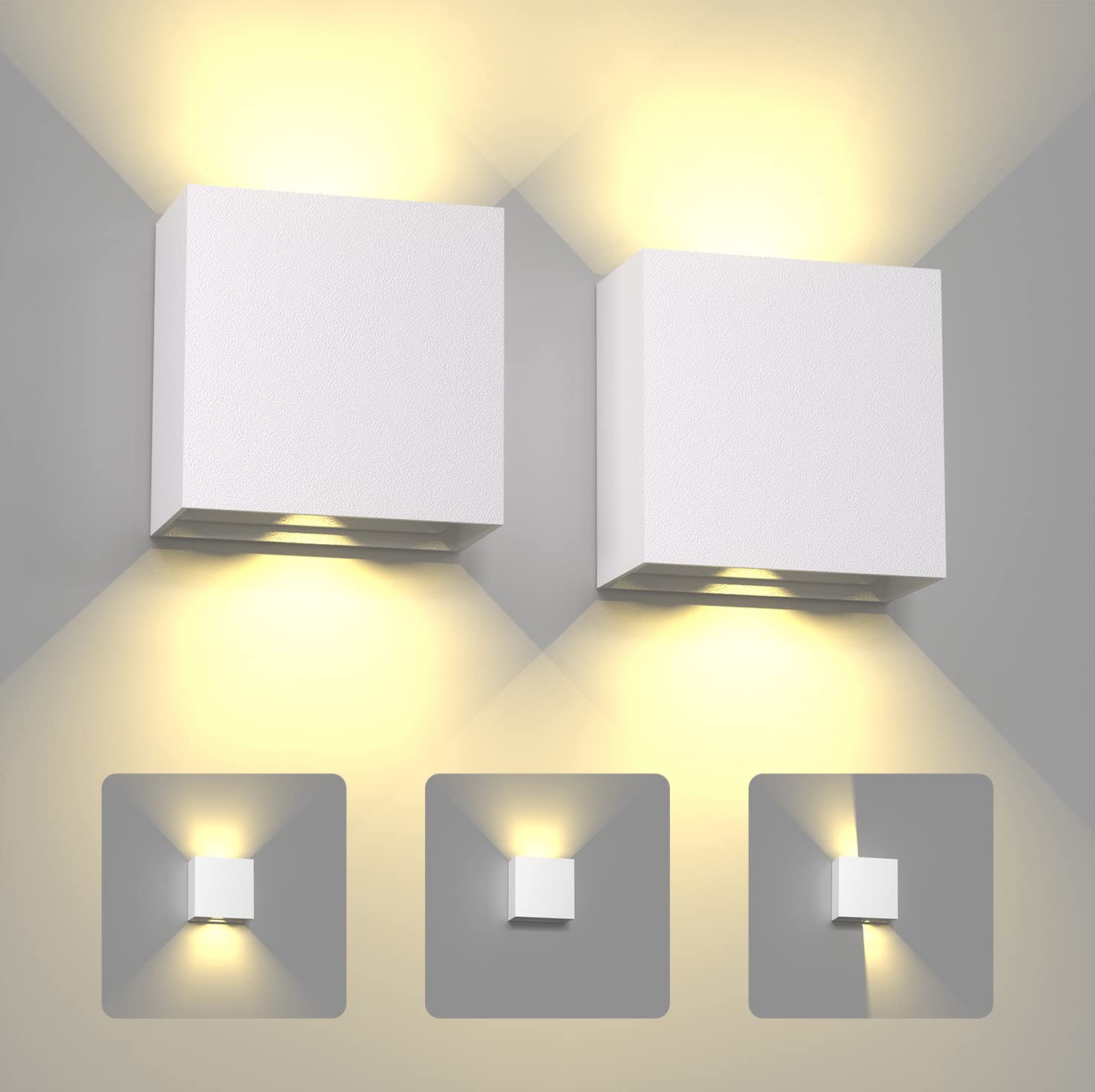 LED Wall Sconces 6W Modern Ind - Outdoor Lighting Hardwired ulasan dan harga