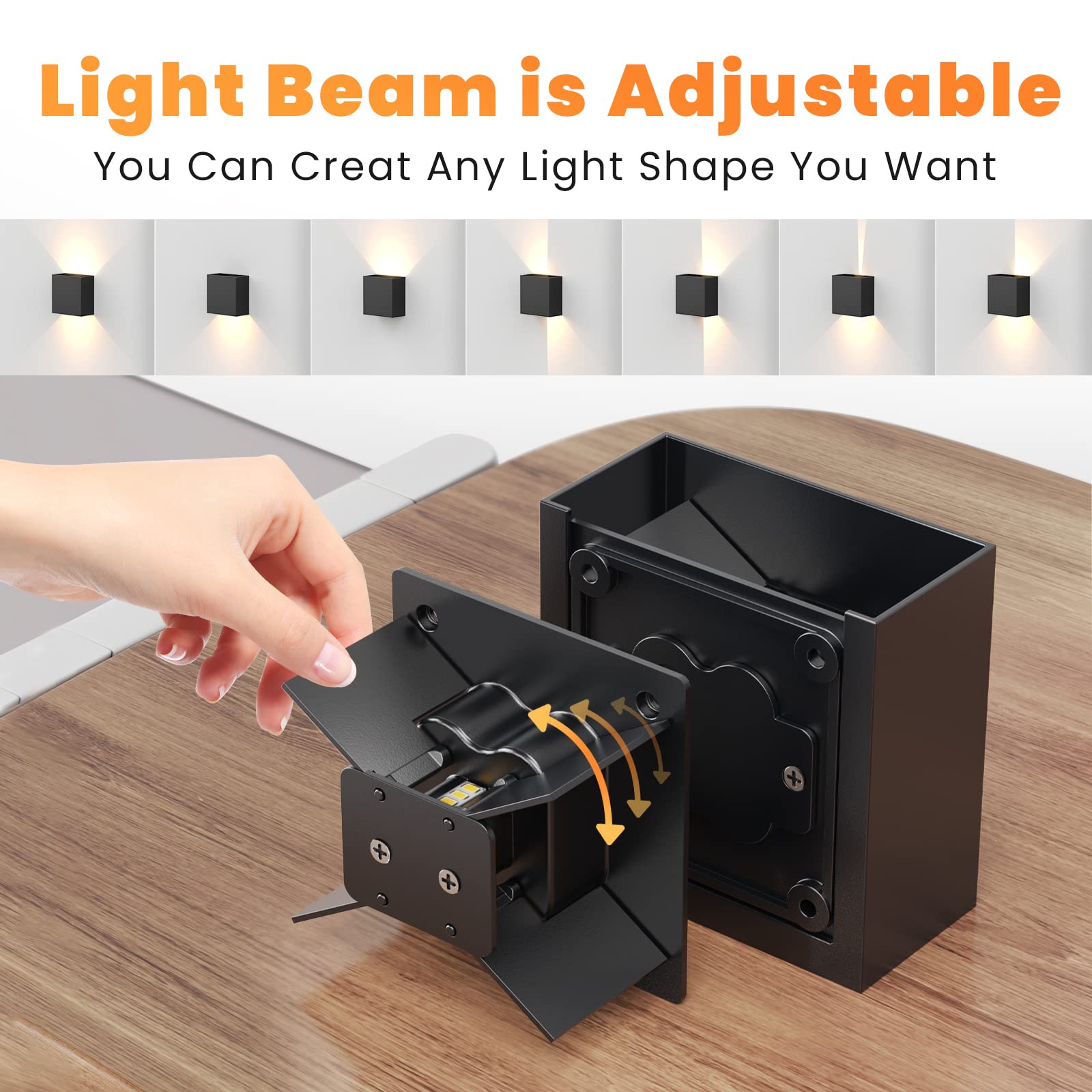 LED Wall Sconces 6W Modern Ind - Outdoor Lighting Hardwired ulasan dan harga