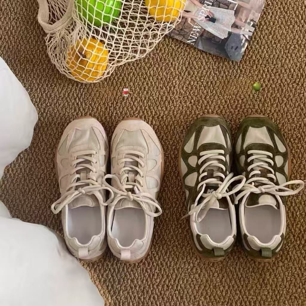Vintage Patchwork Lace Up Snea - Outdoor Lighting Vintage ulasan dan harga