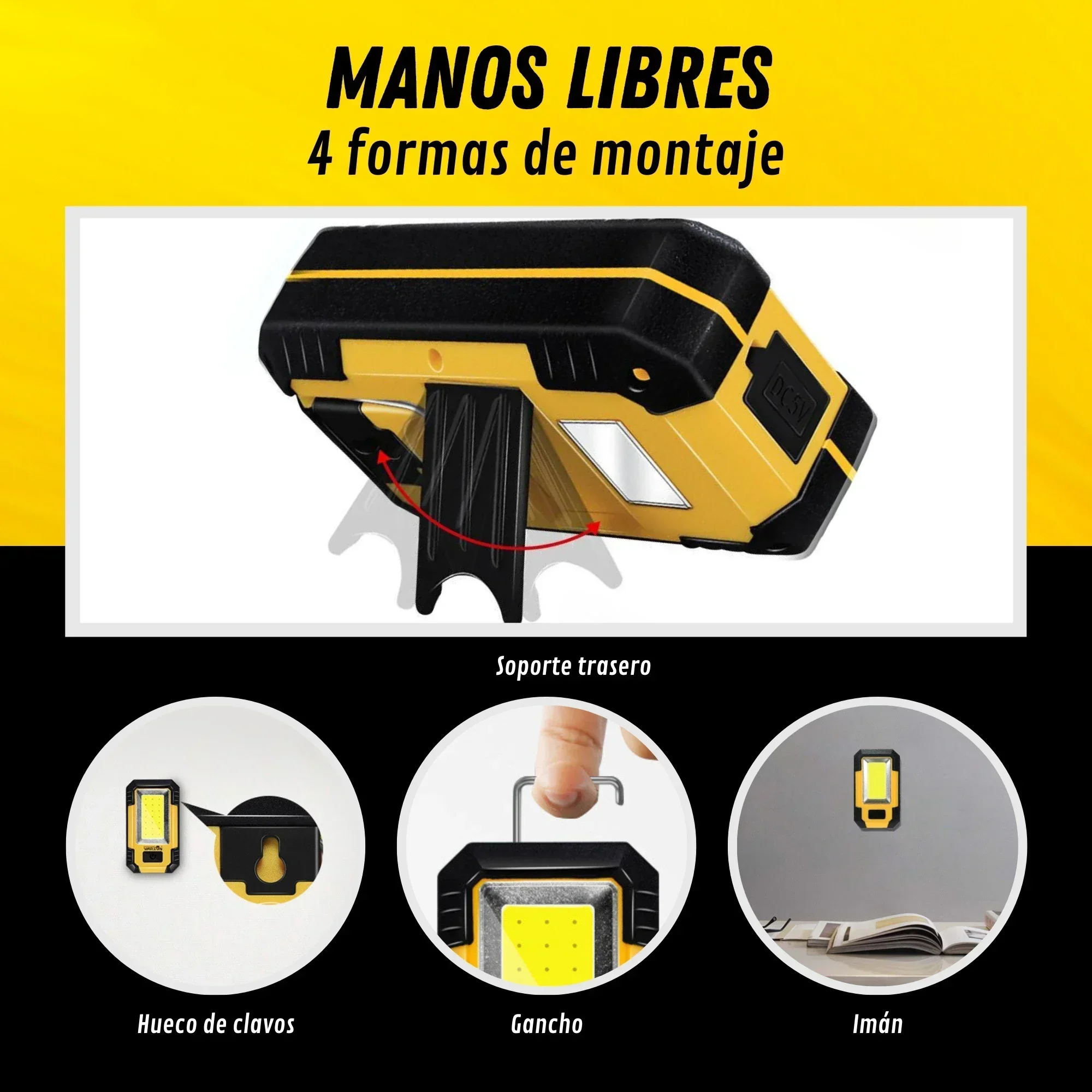 Rechargeable 4000MaH Work Ligh - Outdoor Lighting Landscape ulasan dan harga