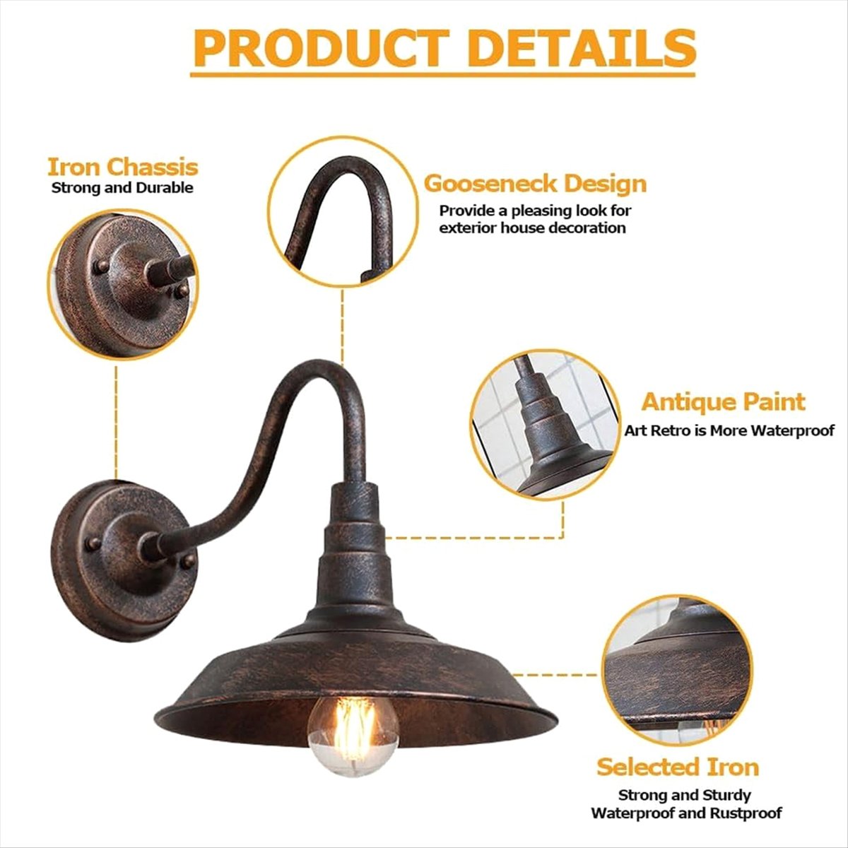 #14U Vintage Outdoor Wall Lamp - Outdoor Lighting Vintage ulasan dan harga