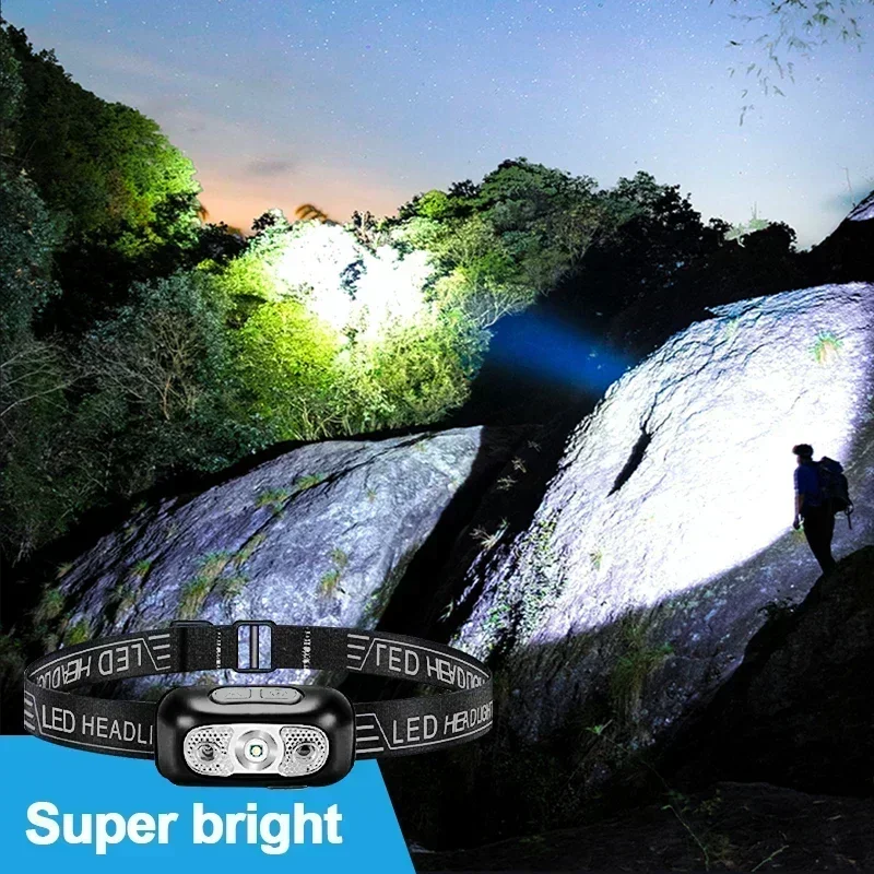 Strong Light Headlamp Mini Led - Outdoor Lighting With Sensor ulasan dan harga