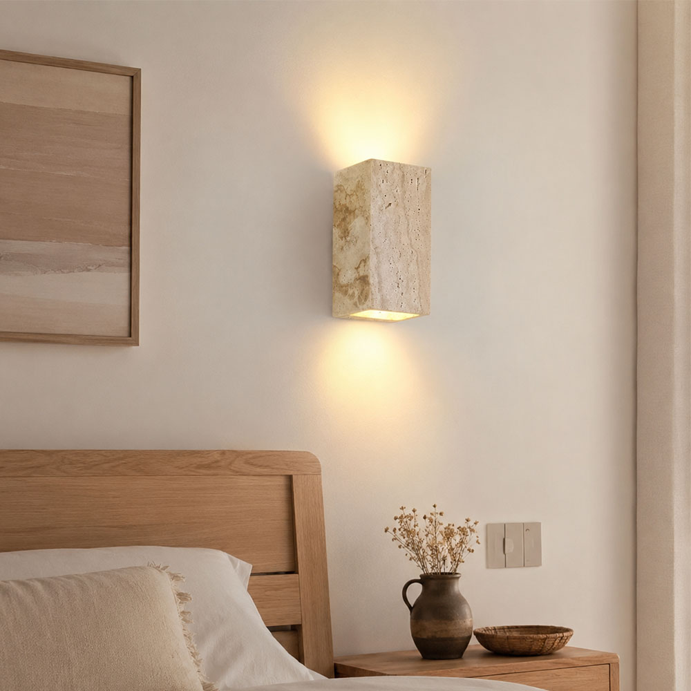 Natural Stone Wall Lamp IP65 O - Outdoor Lighting Lux ulasan dan harga