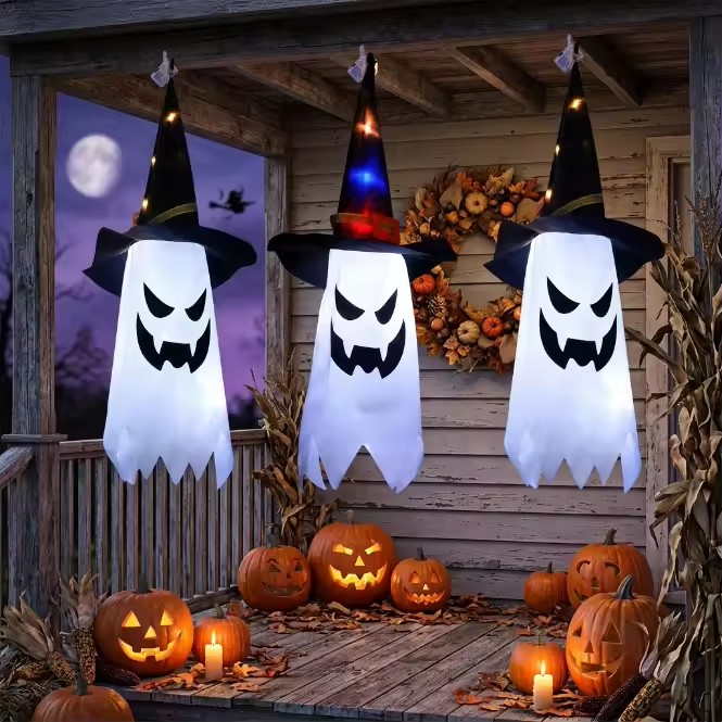 Halloween Glowing Witch Hat La - Outdoor Lighting Ideas For Party ulasan dan harga