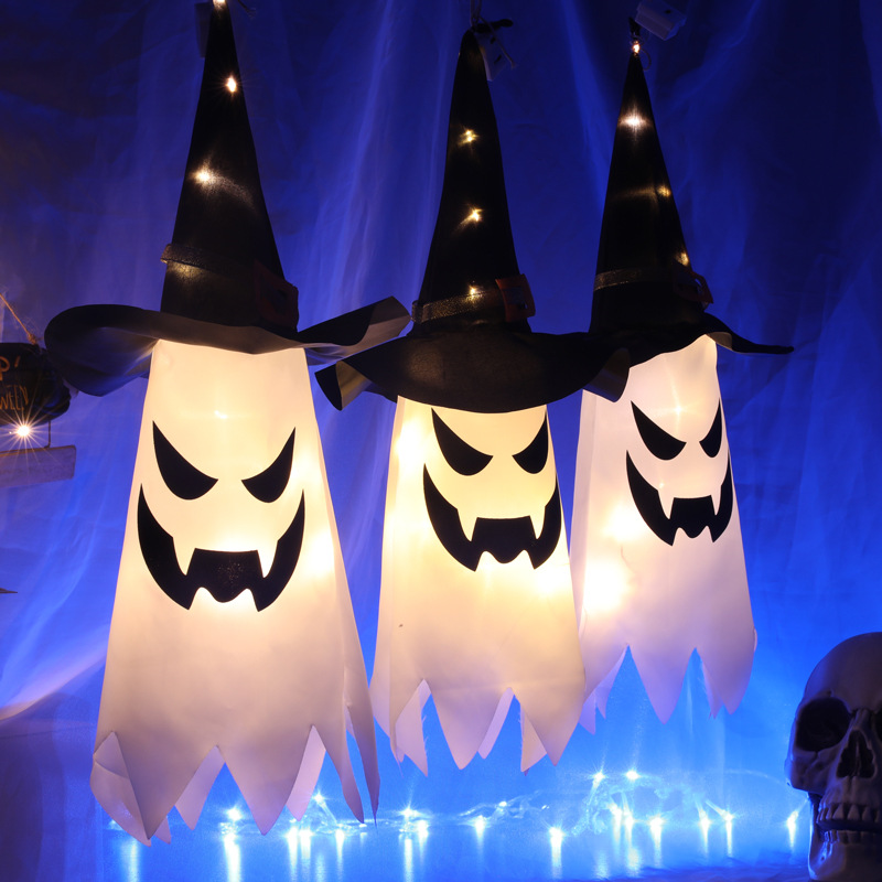 Halloween Glowing Witch Hat La - Outdoor Lighting Ideas For Party ulasan dan harga