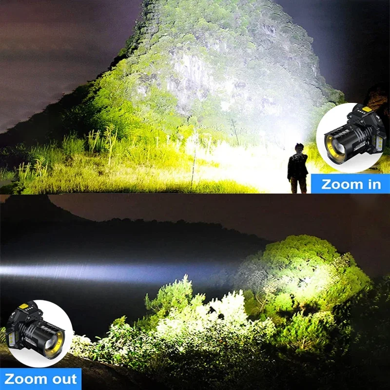 Rechargeable Powerful LED Head - Outdoor Lighting With Sensor ulasan dan harga