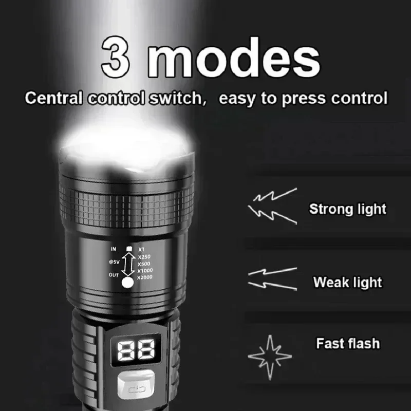 P50 High Brightness Flashlight - Outdoor Lighting Ideas For Party ulasan dan harga