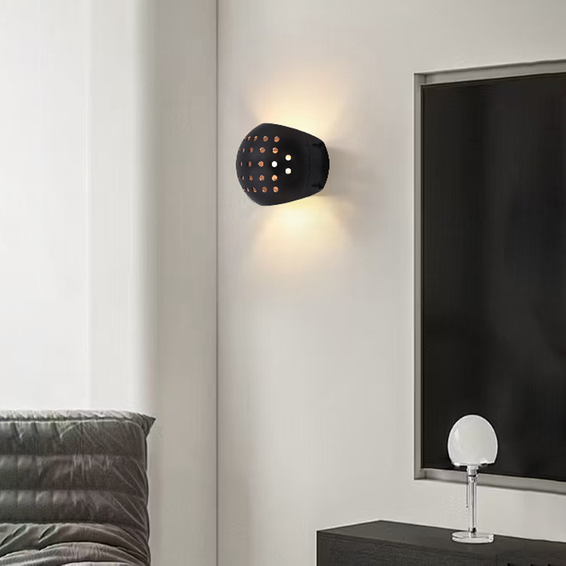 Modern oval LED wall lamp alum - Outdoor Lighting Hardwired ulasan dan harga