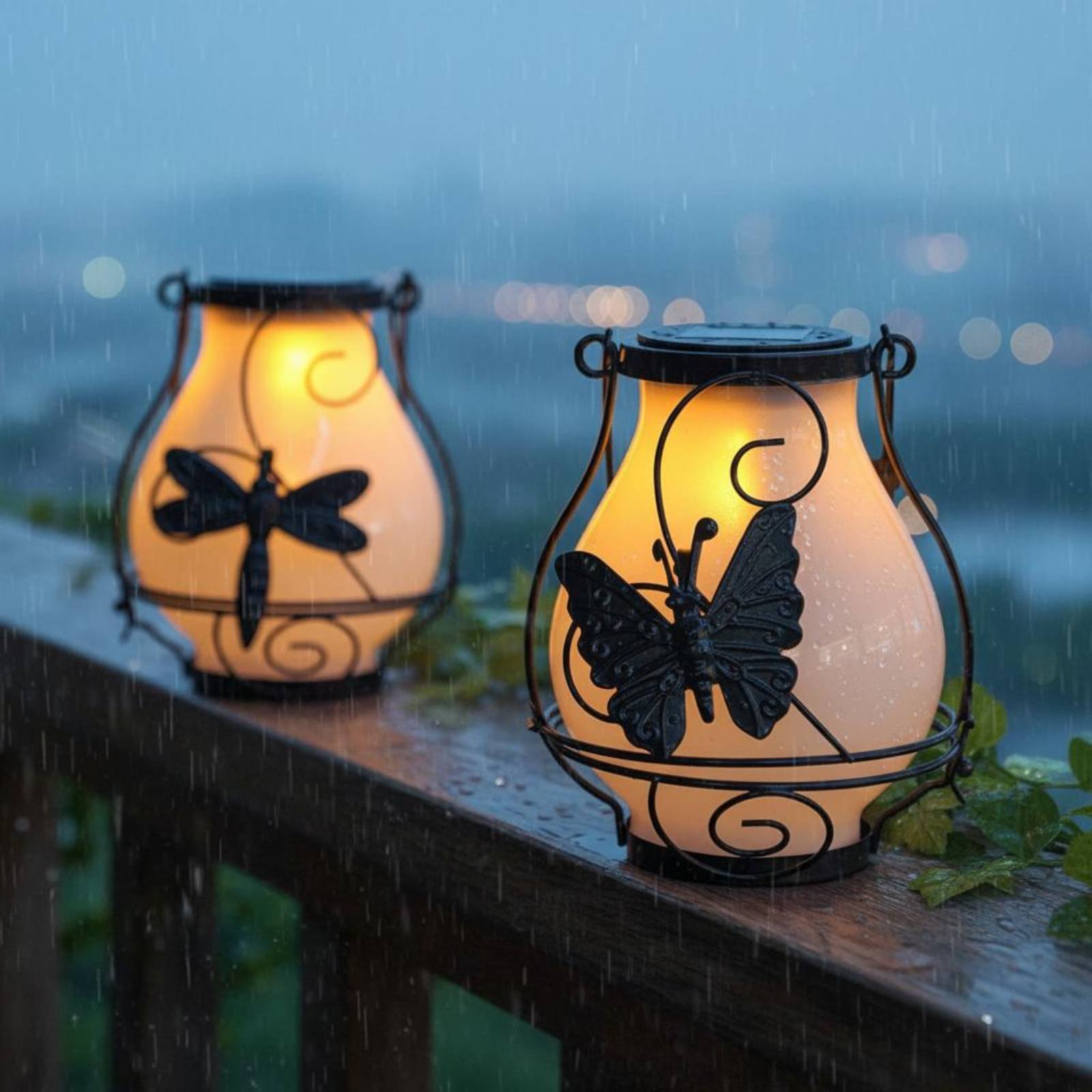 Solar Butterfly Lantern Waterp - Outdoor Lighting And Decor ulasan dan harga