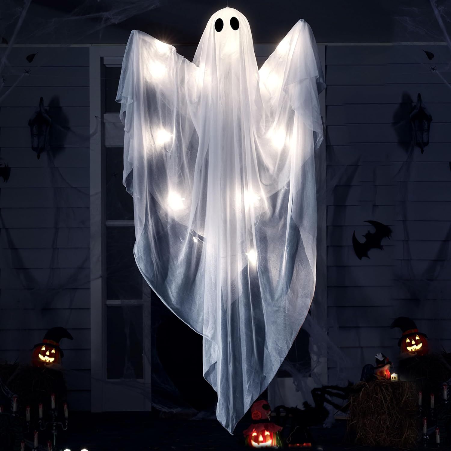 Halloween Hanging Light up Gho - Outdoor Lighting Ideas For Party ulasan dan harga