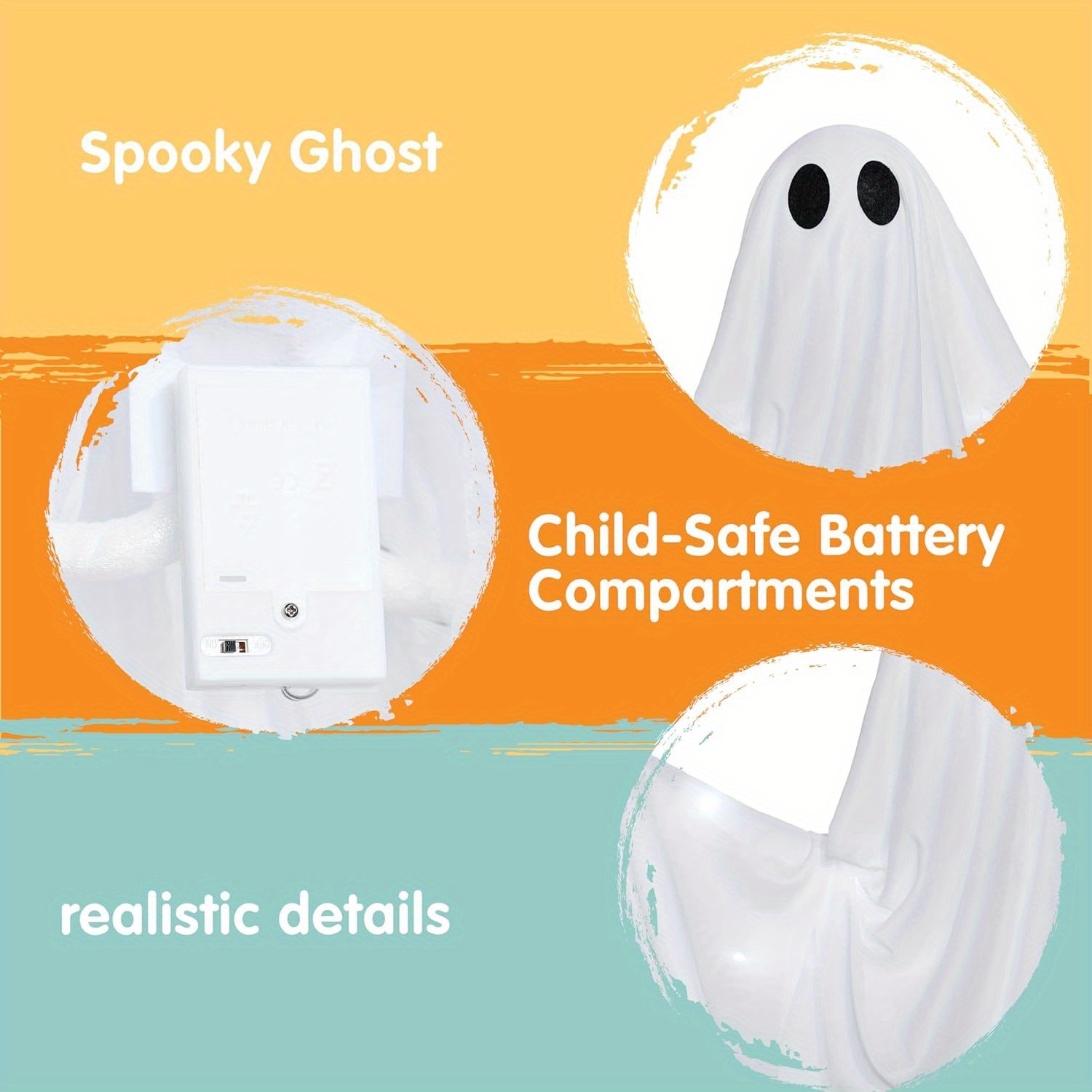 Halloween Hanging Light up Gho - Outdoor Lighting Ideas For Party ulasan dan harga
