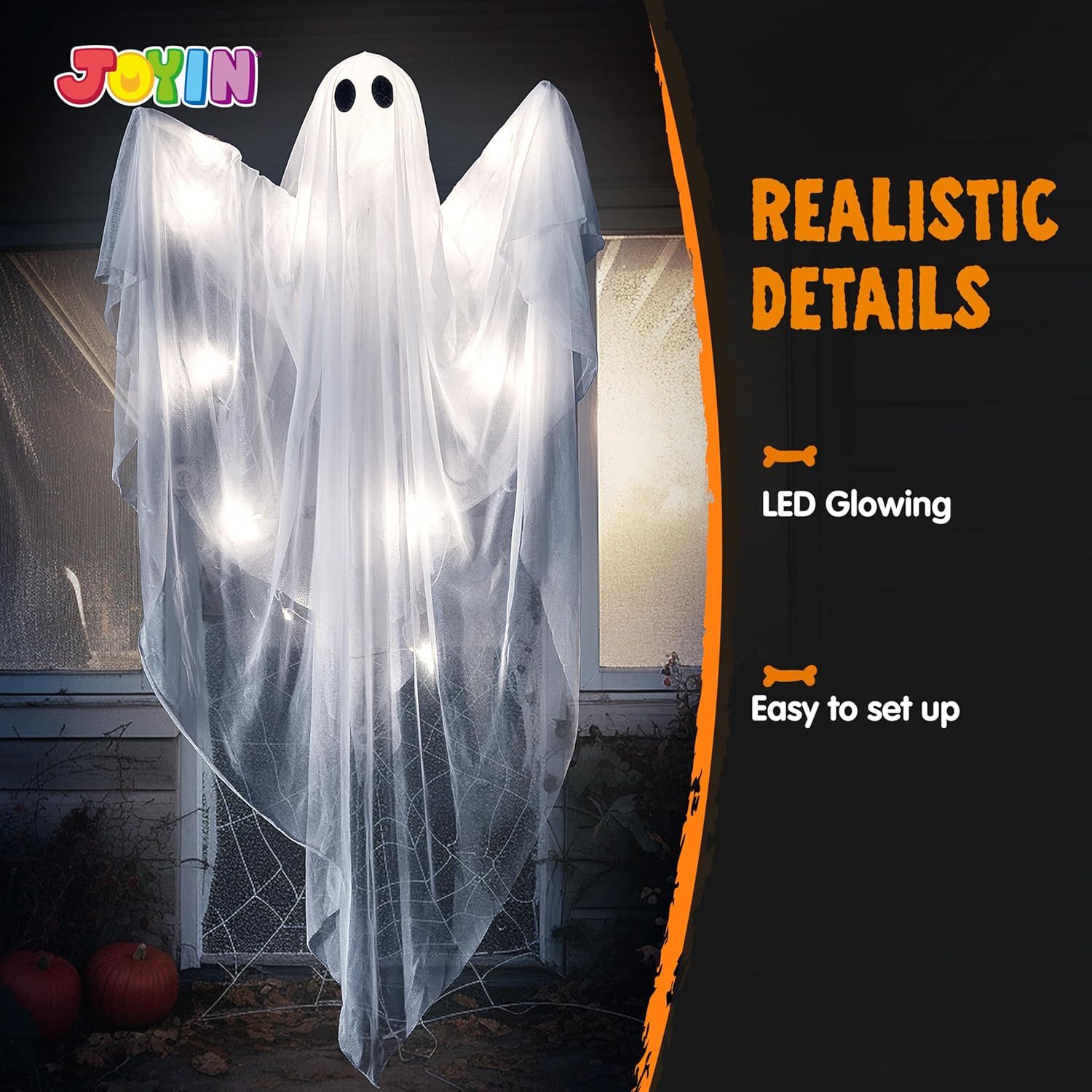 Halloween Hanging Light up Gho - Outdoor Lighting Ideas For Party ulasan dan harga