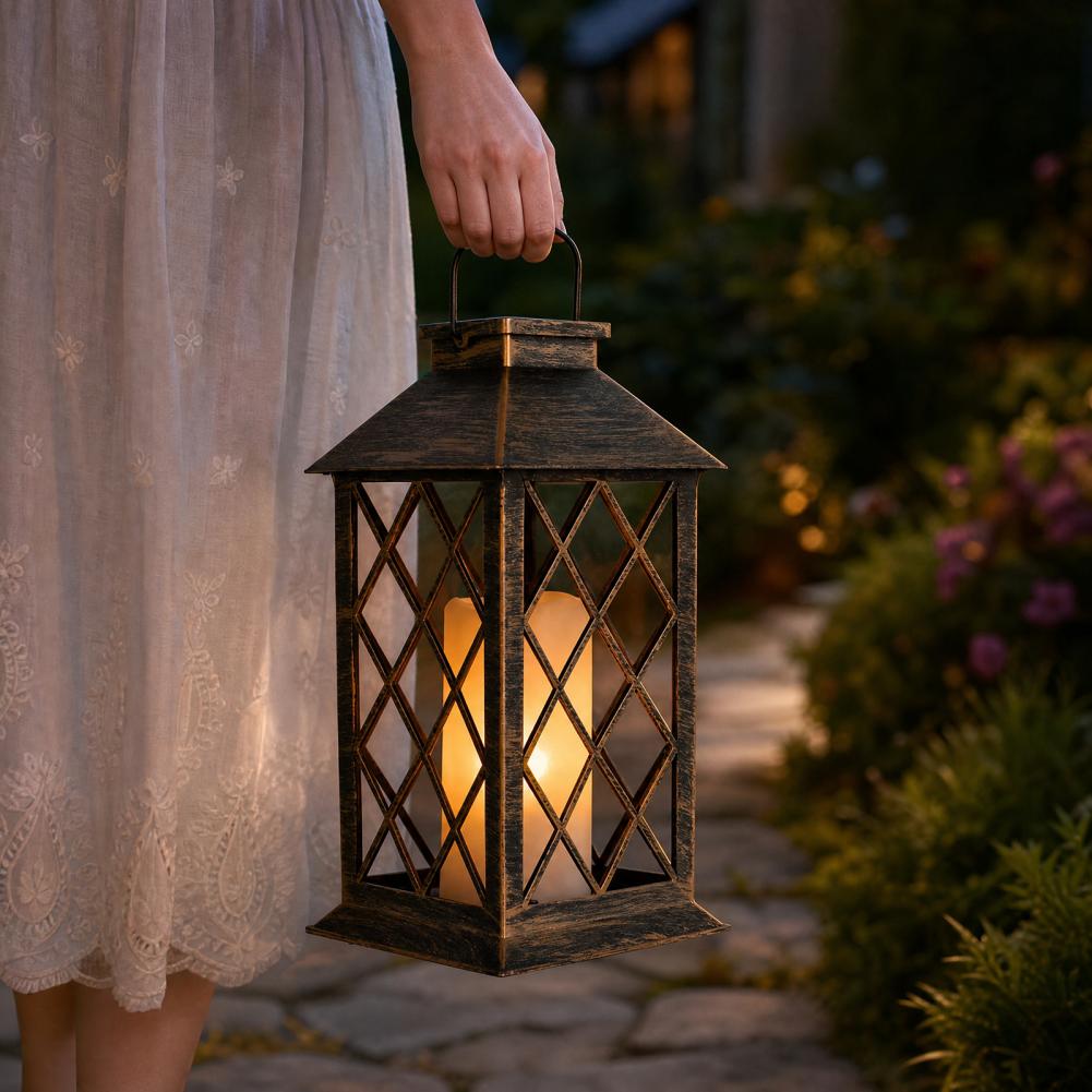 Retro Solar Lantern, Outdoor S - Outdoor Lighting And Decor ulasan dan harga